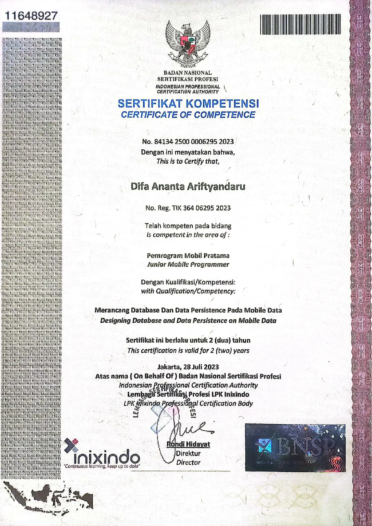 BNSP Mobile Programming Pratama